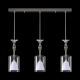 Candelabre, Lustre - Lustra cu 3 pendule moderna design LUX ANOMALY 03-CH, nickel