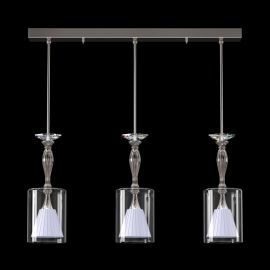 Candelabre, Lustre - Lustra cu 3 pendule moderna design LUX ANOMALY 03-CH, nickel