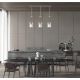 Candelabre, Lustre - Lustra cu 3 pendule moderna design LUX ANOMALY 02-CH, nickel