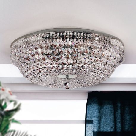 Lustre Cristal Scholer - Lustra aplicata cristal Schöler design de lux Sheraton 65cm, chrome