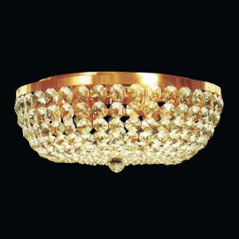 Lustre Cristal Scholer - Plafoniera cristal Schöler design de lux Sheraton 55cm, 24K gold plated