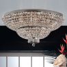 Lustra XXL aplicata cristal Schöler design de lux Sheraton 120cm, chrome