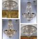 Lustre Cristal Scholer - Lustra aplicata cristal Schöler design de lux Sheraton 70cm, 24K gold plated