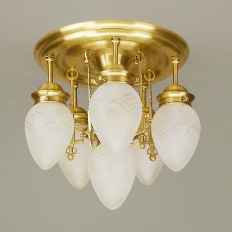 Lustre aplicate - Plafoniera eleganta design LUX Budapest, bronz