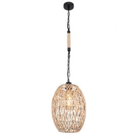 Pendule, Lustre suspendate - Pendul stil rustic natural HALIA 24cm