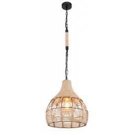 Pendule, Lustre suspendate - Pendul stil rustic natural HALIA 30cm