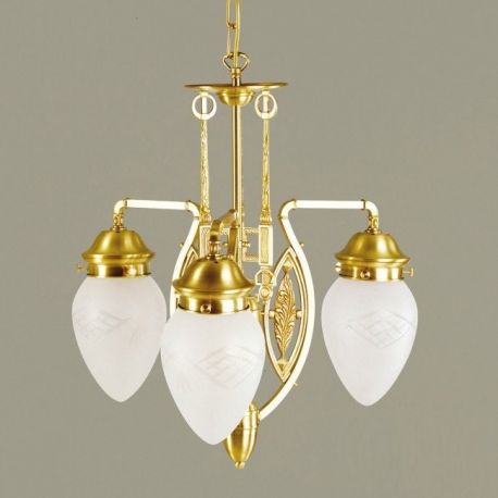 Candelabre, Lustre - Candelabru cu 3 brate, elegant design LUX Budapest, bronz