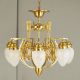 Candelabre, Lustre - Candelabru cu 7 brate, elegant design LUX Budapest, bronz