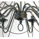 Candelabre, Lustre - Candelabru design rustic cu 8 brate Vela, antik