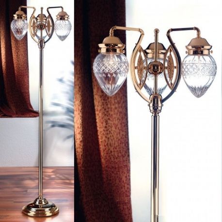 Lampadare - Lampadar elegant design LUX Budapest, auriu