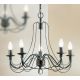 Candelabre, Lustre - Candelabru design rustic cu 5 brate Vela