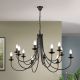 Candelabre, Lustre - Candelabru design rustic cu 12 brate Giovanni