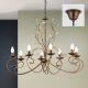 Candelabre, Lustre - Candelabru design rustic cu 8 brate Luca