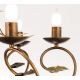 Candelabre, Lustre - Candelabru design rustic cu 8 brate Luca