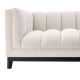 Canapele - Canapea design elegant LUX Ditmar, boucle crem