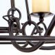 Candelabre, Lustre - Candelabru design rustic cu 6 brate Rusticka