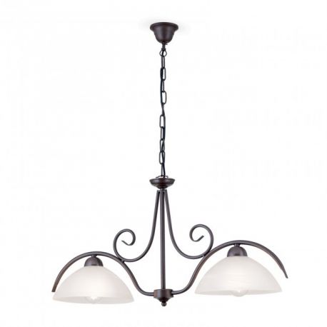 Candelabre, Lustre - Candelabru design rustic cu 2 brate Marco