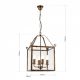 Pendule, Lustre suspendate - Lustra / Pendul design rustic Frano Latern
