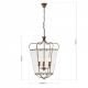 Pendule, Lustre suspendate - Lustra / Pendul design rustic Manto Latern