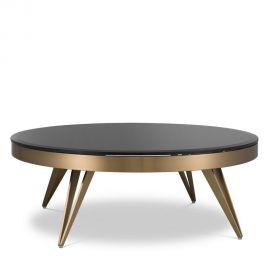 Masute Living - Masuta de cafea design LUX Rocco, alama