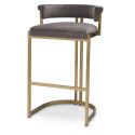 Scaun bar design LUX, Counter Stool Dante, gri
