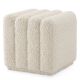 Banchete-Tabureti - Taburete design LUX Bente, faux shearling