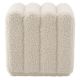 Banchete-Tabureti - Taburete design LUX Bente, faux shearling