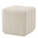 Banchete-Tabureti - Taburete design LUX Bente, faux shearling