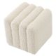 Banchete-Tabureti - Taburete design LUX Bente, faux shearling