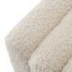 Banchete-Tabureti - Taburete design LUX Bente, faux shearling