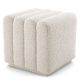 Banchete-Tabureti - Taburete design LUX Bente, boucle crem