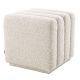 Banchete-Tabureti - Taburete design LUX Bente, boucle crem