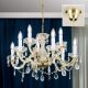 Iluminat interior - Candelabru stil clasic cu 9 brate Marie Claire auriu