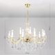 Iluminat interior - Candelabru stil clasic cu 15 brate Marie Claire auriu