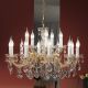 Iluminat interior - Candelabru stil clasic cu 15 brate Marie Claire auriu
