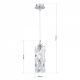 Pendule, Lustre suspendate - Pendul elegant cristal Asfour Rita