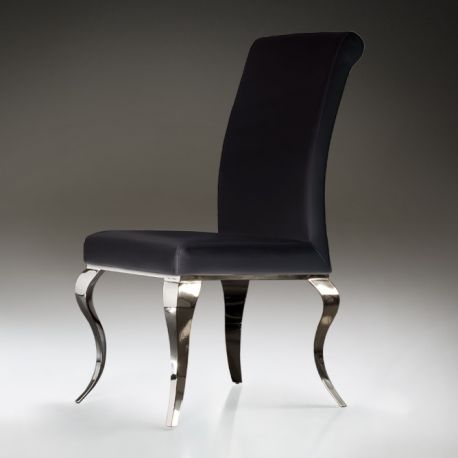 Scaune - Scaun modern negru, Barroque