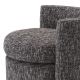 Fotolii - Fotoliu design LUX Arcadia, cambon negru