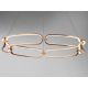 Pendule, Lustre suspendate - Lustra LED suspendata design ultra-modern, dimabila cu telecomanda, 80cm Colette auriu roze