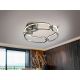 Lustre aplicate - Lustra LED aplicata design ultra-modern, dimabila cu telecomanda, 47cm Colette crom