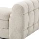 Canapele - Canapea, Modul dreapta design elegant LUX Dean right, boucle crem