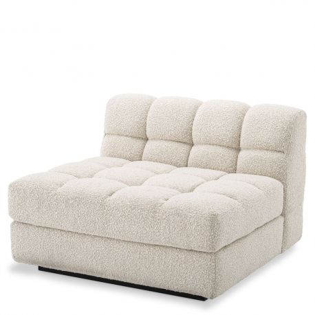 Canapele - Canapea, Modul centru design elegant LUX Dean middle, boucle crem