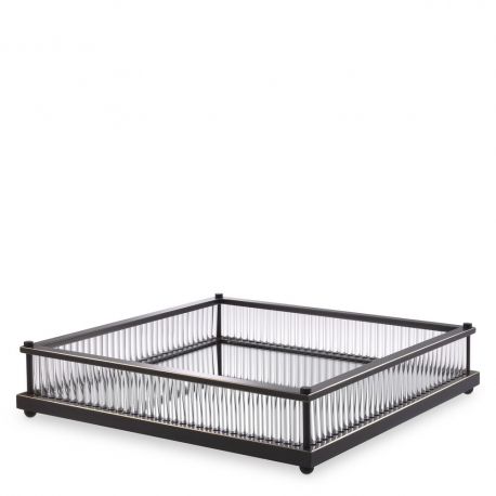 Parfumuri de camera, Idei cadouri, Obiecte decorative - Tava design LUX Cora Square, bronz