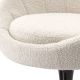 Scaune - Scaun pivotant design elegant LUX O'Neill, boucle crem