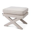 Taburete Cordoba, boucle crem