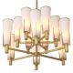 Candelabre, Lustre - Lustra dimabila suspendata design elegant LUX Dino Double, alama antica
