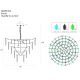 Candelabre, Lustre - Lustra moderna design deosebit ARWENA, diametru 80cm