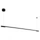 Pendule, Lustre suspendate - Lustra LED dimabila liniara, suspendata Organic 150cm, negru