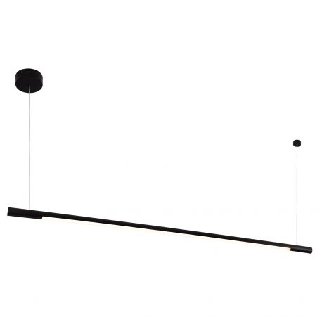 Pendule, Lustre suspendate - Lustra LED dimabila liniara, suspendata Organic 150cm, negru