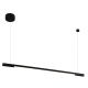 Pendule, Lustre suspendate - Lustra LED dimabila liniara, suspendata Organic 100cm, negru